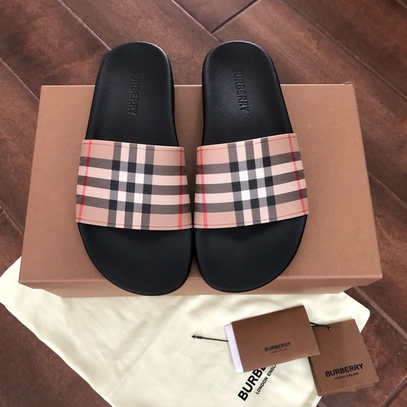 NWT❗️Burberry Check Slide Sandal - Picture 7 of 7